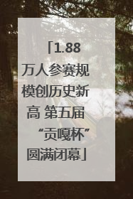 1.88万人参赛规模创历史新高 第五届“贡嘎杯”圆满闭幕