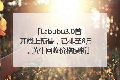 Labubu3.0首开线上预售，已排至8月，黄牛回收价格腰斩